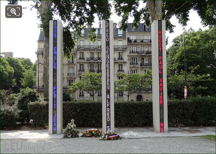 Memorial National de la Guerre d'Algerie columns