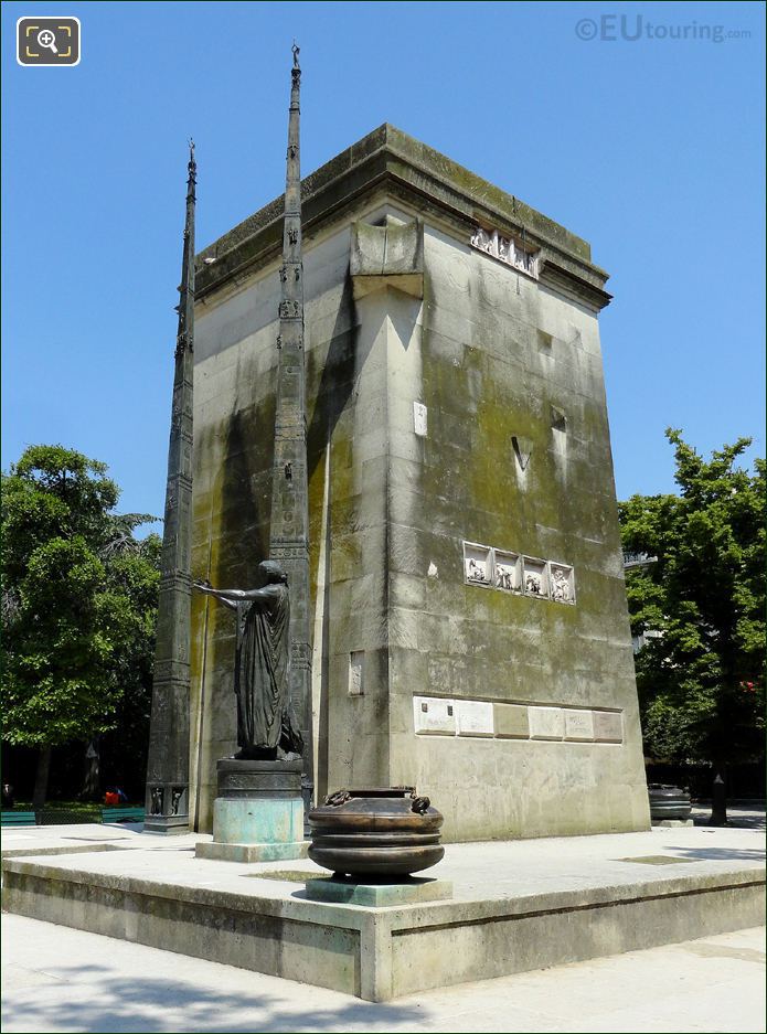 Human rights monument at Champ de Mars