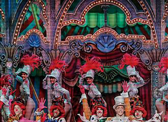Moulin Rouge cabaret performers
