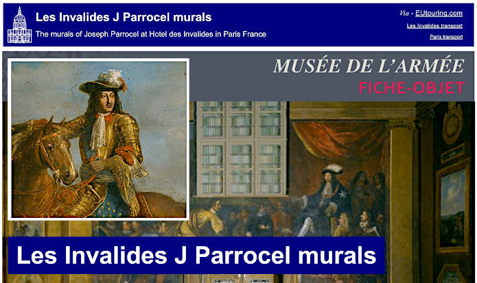 Les Invalides Joseph Parrocel murals