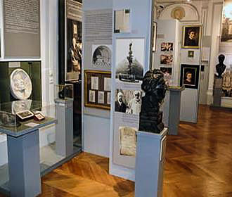 Memorabilia inside Musee Adam Mickiewicz