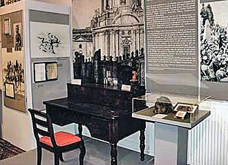 Desk inside Musee Adam Mickiewicz