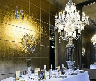 Musee Baccarat Crystal display