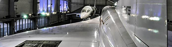 Concorde aircraft at Musee de l’Air et de l’Espace