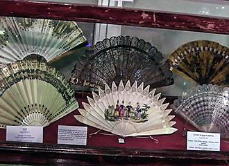 Hand fans at Musee de l’Eventail