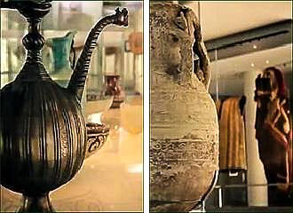 Pottery at Musee de l’Institut du Monde Arabe