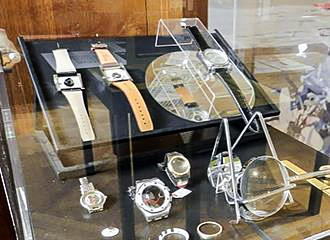Counterfeit watches at Musee de la Contrefacon