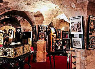 Musee de la Magie arched cellar