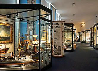 Displays in Musee de la Marine