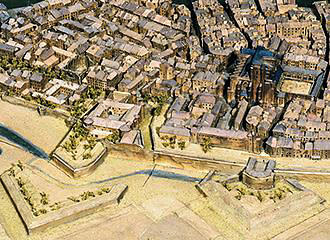 Musee des Plans Reliefs Bayonne model