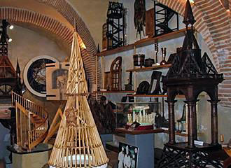 Woodwork inside Musee du Compagnonnage