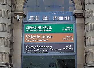 Musee du Jeu de Paume information board