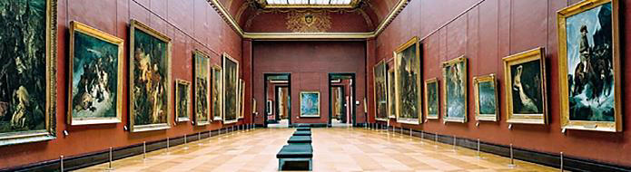 Musee du Louvre painting gallery