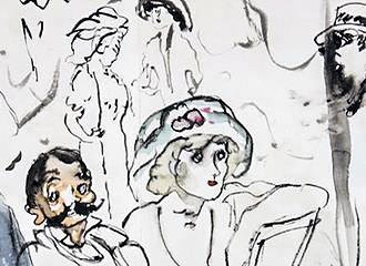 Sketches at Musee du Montparnasse
