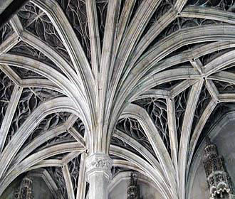 Musee de Cluny stone ceiling