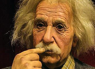 Einstein at Musee Grevin