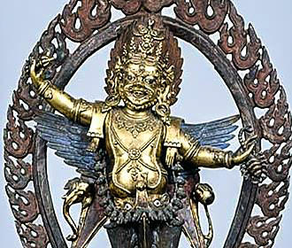 Padmasambhava statue at Musee Guimet