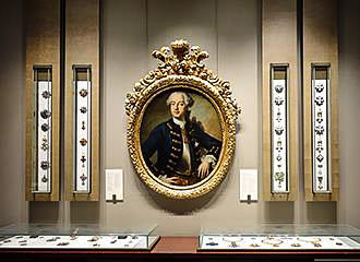 Display cases at Musee National de la Legion d’Honneur