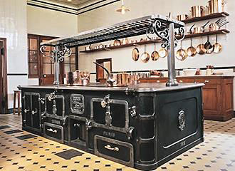 Kitchen inside Musee Nissim de Camondo