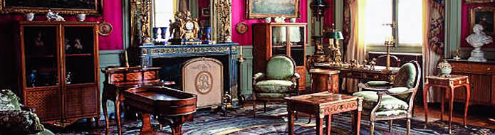 Collection od funiture at Musee Nissim de Camondo