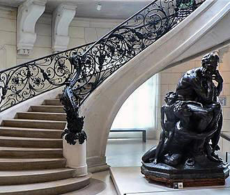 Staircase inside Musee Petit Palais