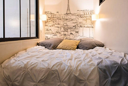 My Nest Inn Paris Quartier Latin apartment double bed