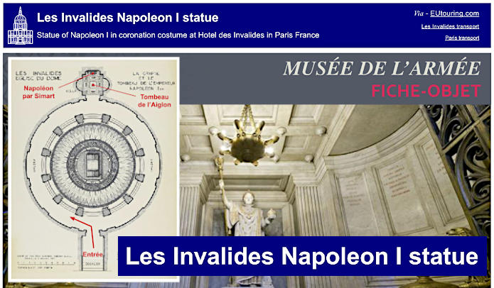 Les Invalides Statue of Napoleon I by Pierre-Charles Simart