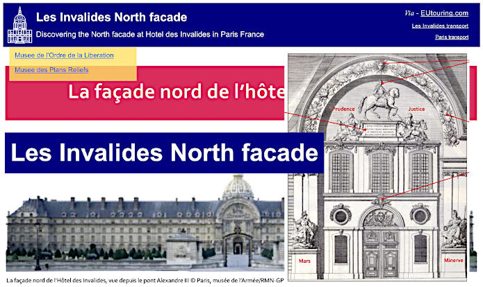 Les Invalides North facade