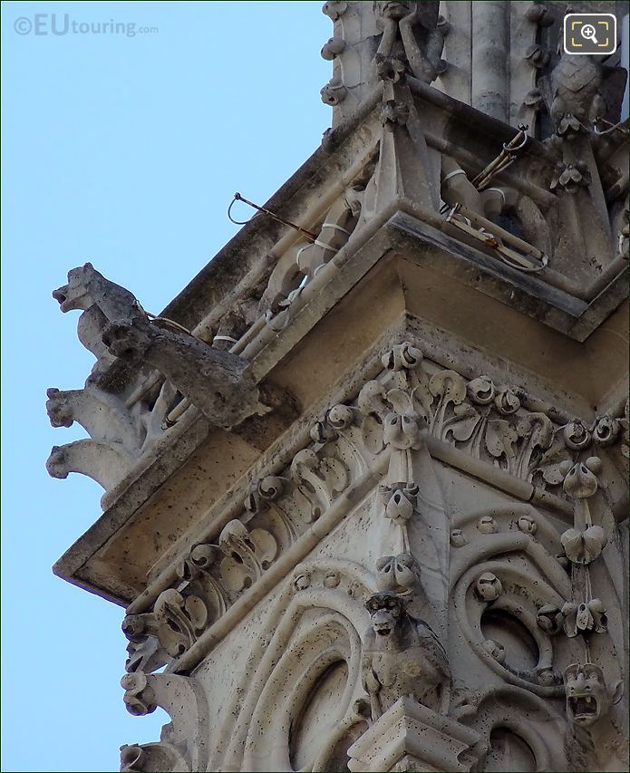 Chimera statues Notre Dame Cathedral Paris