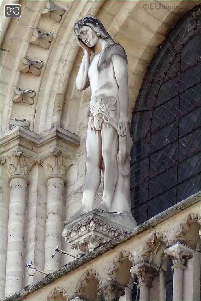 Notre Dame Cathedral Adam statue