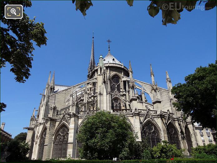 Chevet at Notre Dame Cathedral