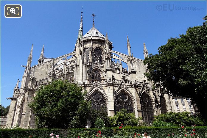 Notre Dame Cathedral East side 