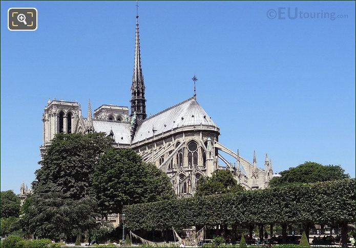 Notre Dame Cathedral and garden