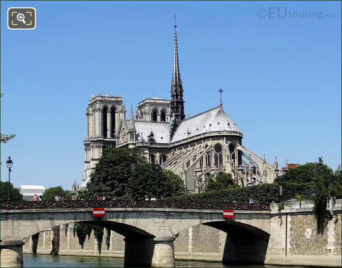 Notre Dame Cathedral and Pont de l'Archeveche