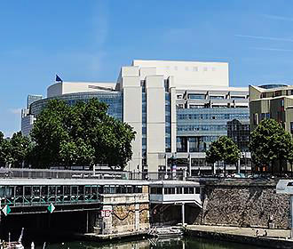 Opera Bastille building in Paris