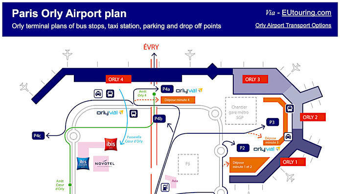 Orly Airport plan
