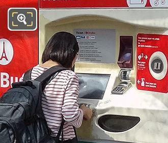 OrlyBus ticket machine