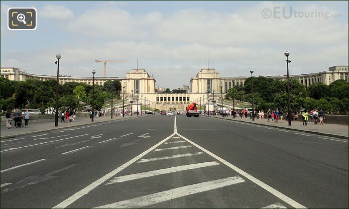 Palais de Chaillot with its two curved wings
