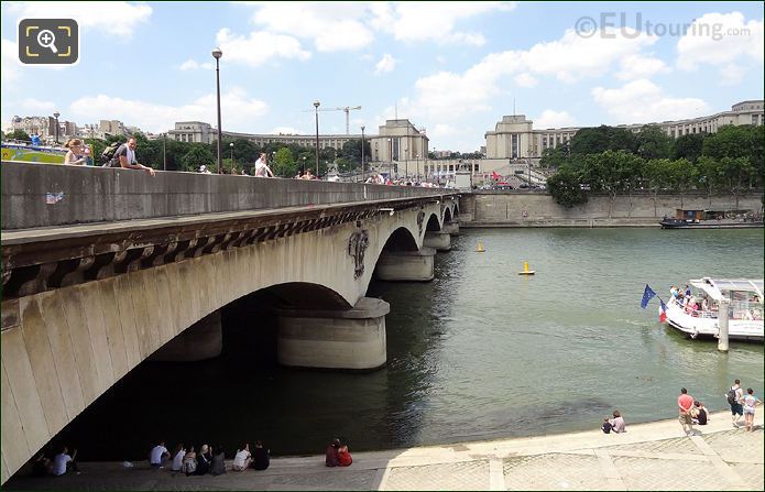 Palais de Chaillot viewed from opposite bank