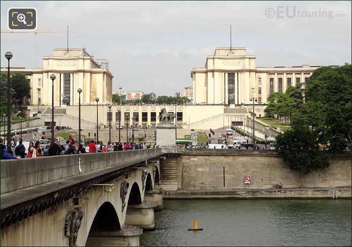 Palais de Chaillot two separate wings