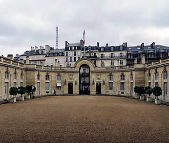 Courtyard at Palais de l’Elysee