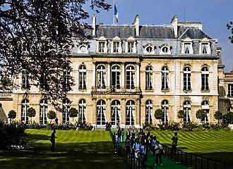 Palais de l’Elysee gardens