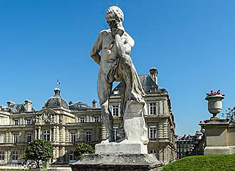 Marius standing on the ruins of Carthage and Palais du Luxembourg