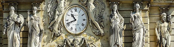 Clock on Palais du Luxembourg