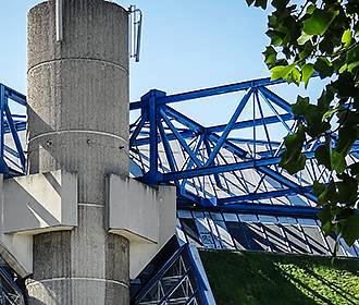 AccorHotels Arena steel roof trusses of POPB