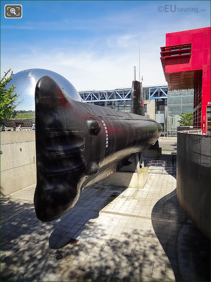 S636 Argonaute Submarine at Parc de la Villette