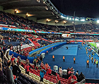 Parc des Princes football stands