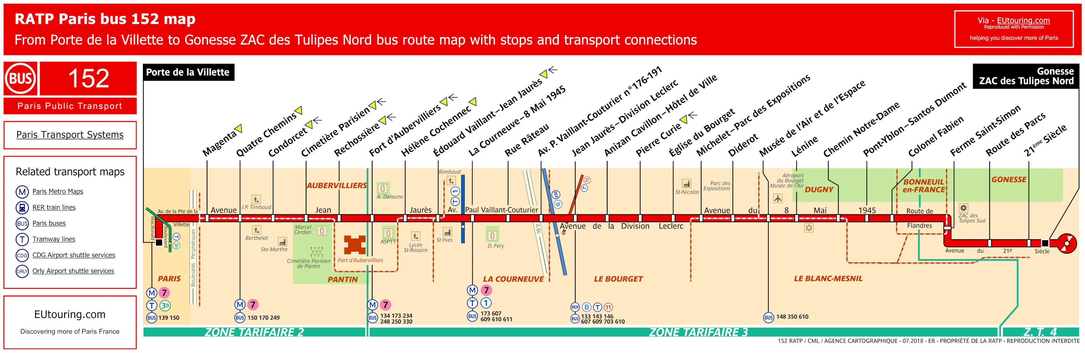 Ratp Bus Maps Timetables For Paris Lines 150 To 159. 
