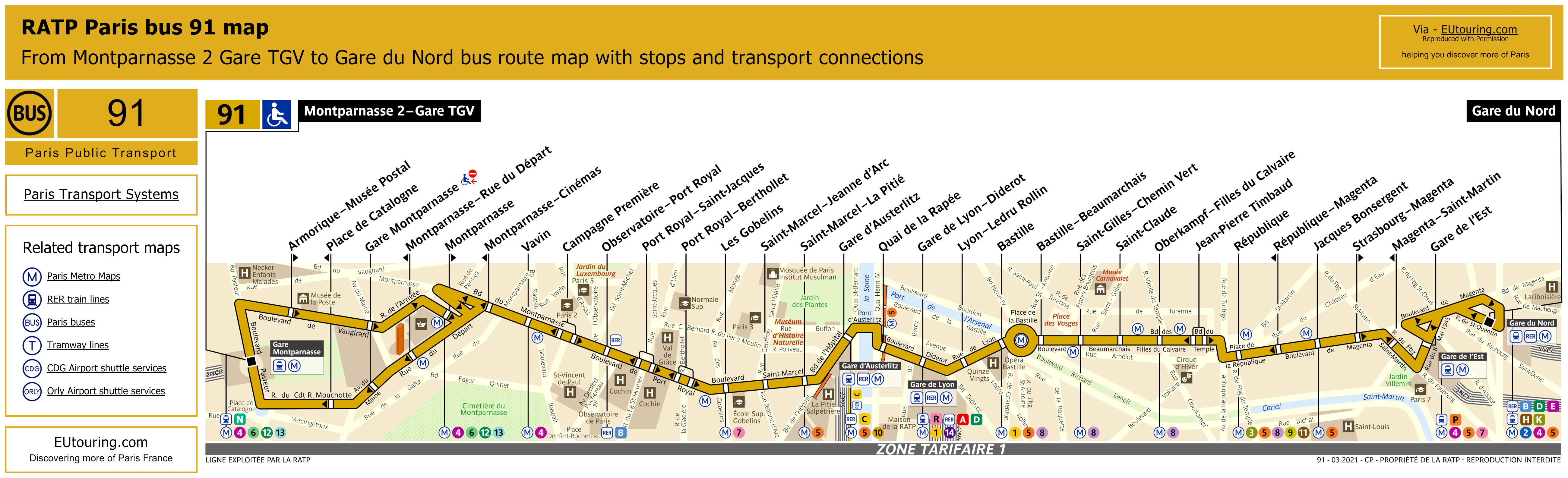 How to get to Place Vendôme in Paris by RER, Bus, Metro or Train?