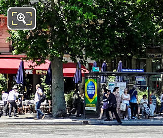 Bastille-Rue Saint-Antoine bus stop